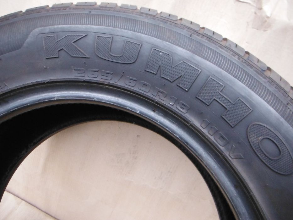 Opona 265/60/18 Kumho Ecsta ZTX Jak Nowa