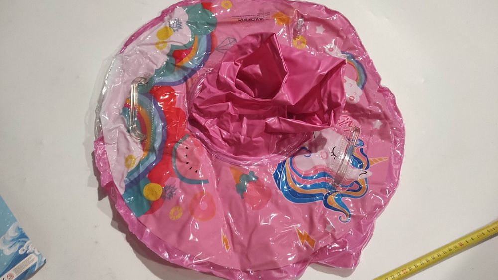 Zestaw dmuchanych zabawek do basenu koła dmuchane pompowane, materace