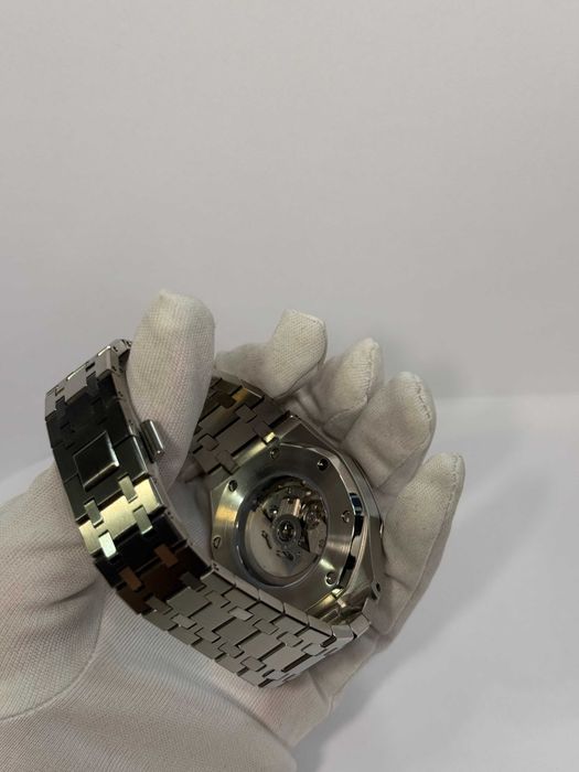 Zegarek Seiko Mod Royal Oak Custom Watch Błękitny