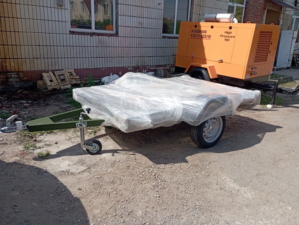 Причеп,лафет для квадроцикла, мініекскаватора