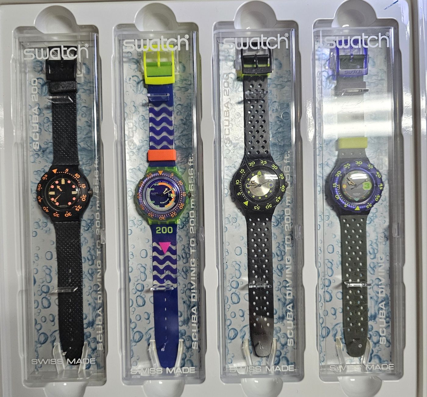 104 relógios Swatch (com raridades)