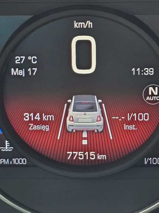 Abarth 595 ABARTH 595 Competizione 180 KONI cabrio automat skóra kabriolet