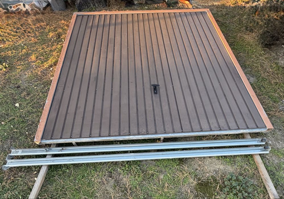 Brama garażowa, przemysłowa, uchylna, Wiśniowski, 279x246cm,ładny stan