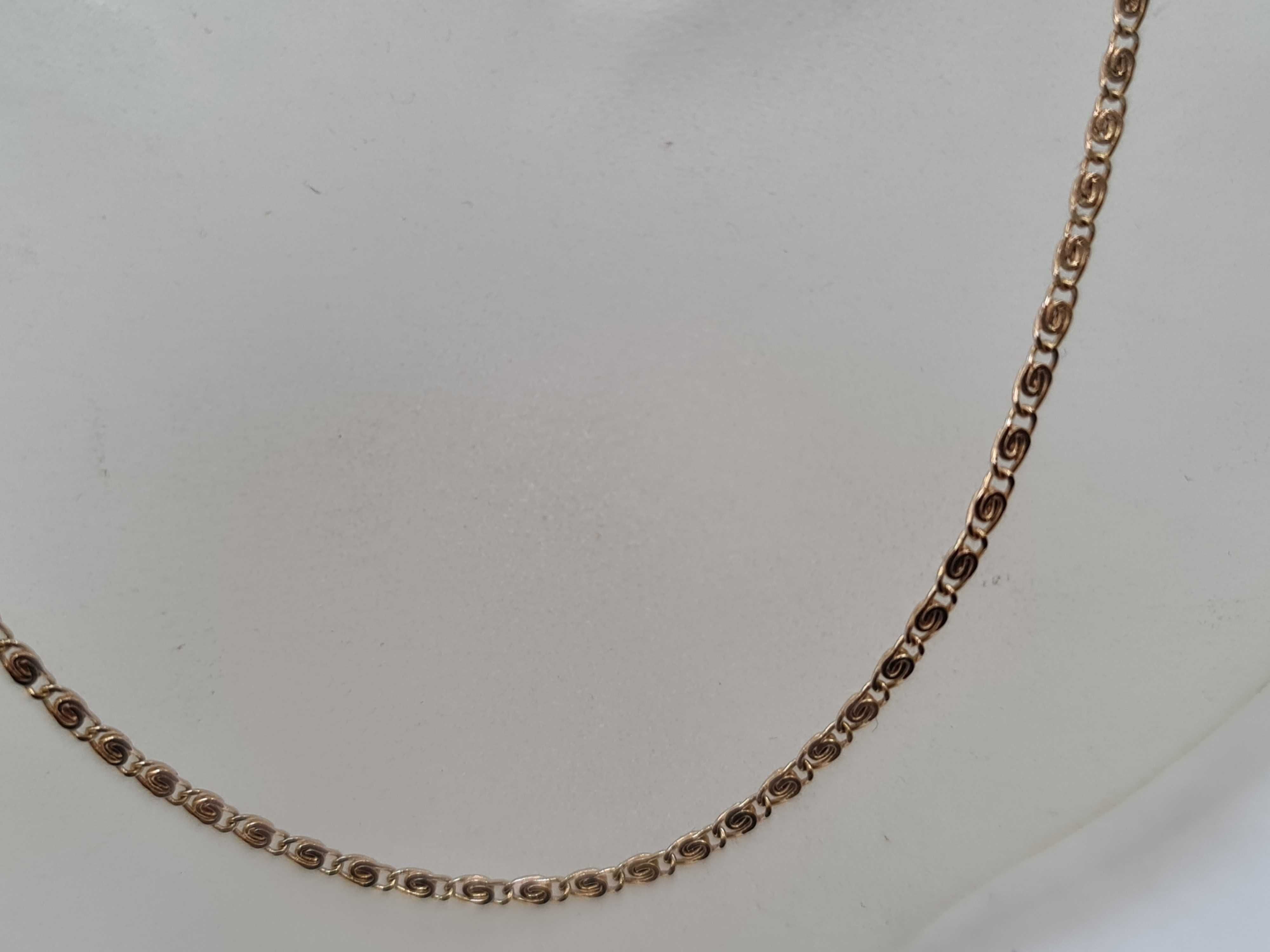Złoty łańcuszek męski/ 585/ 4.38 gram/ 50cm/ Pełny