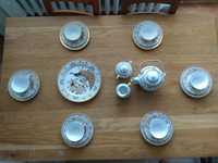 Zestaw chińskiej porcelany, serwis kawowy, herbaciany