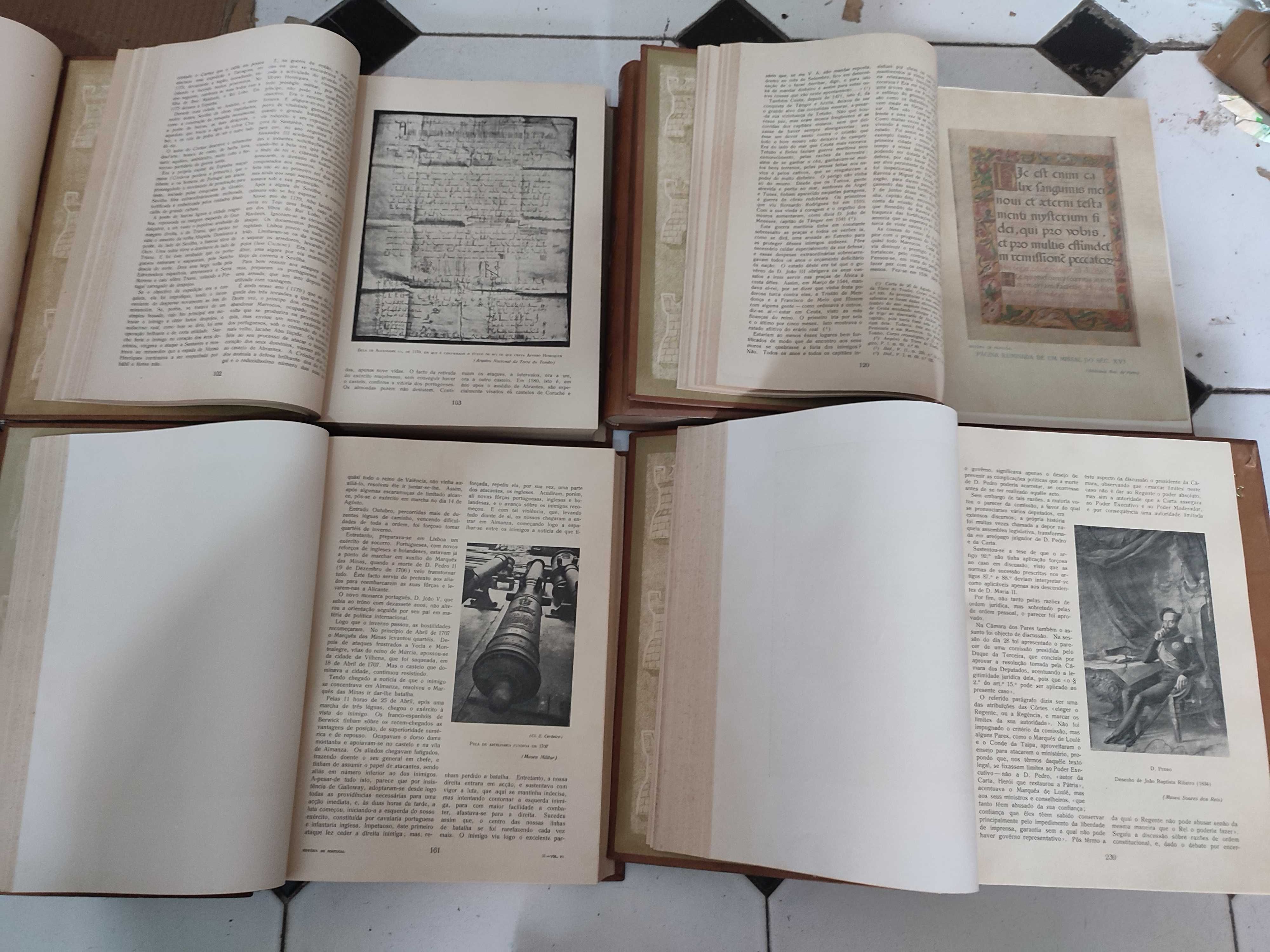 História de Portugal Edição Portucalense Editora - 8 Vol
