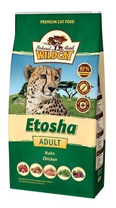 Mięsna i hipoalergiczna karma dla kotów - Wildcat Etosha KURCZAK 500g