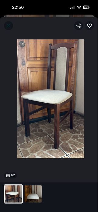 Krzesło drewniane