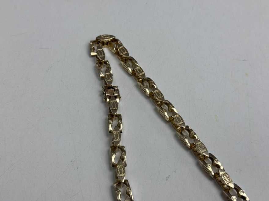 Złoty Łańcuszek CARTIER P585 14K 140.3G 60Cm! FASON Rzgowska 12