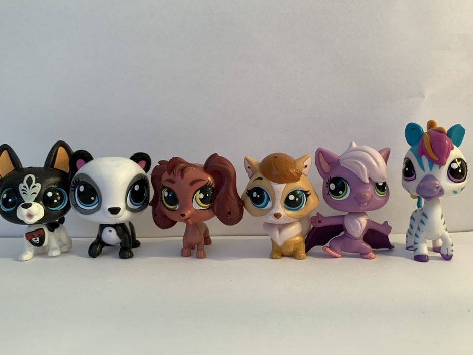 LPS Littlest Pet Shop - sześć różnych figurek do skanowania