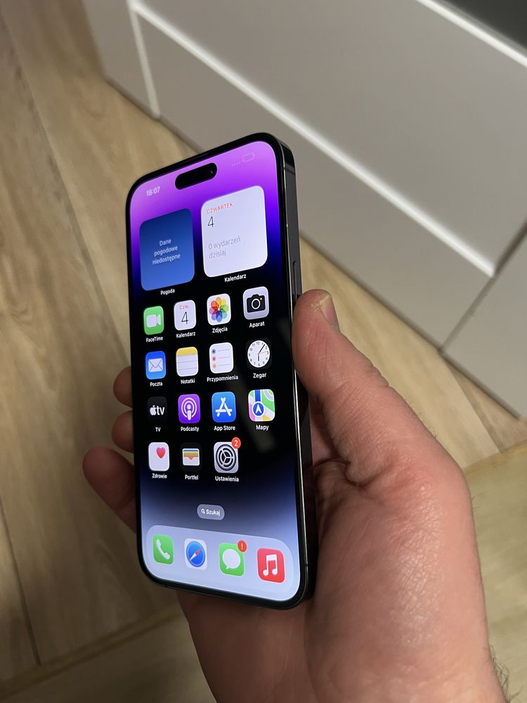 Iphone 14 pro max purple 256 gb igła gratisy
