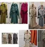 Sweter kardigan lis naturalny futerko