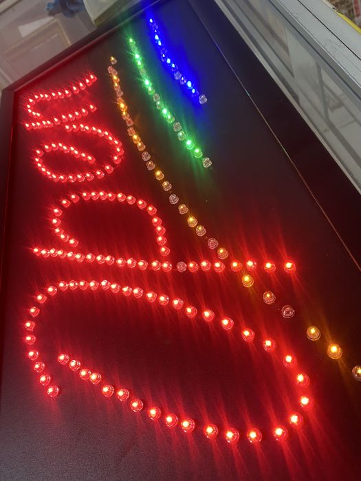Kaseton led szyld reklama open otwarte
