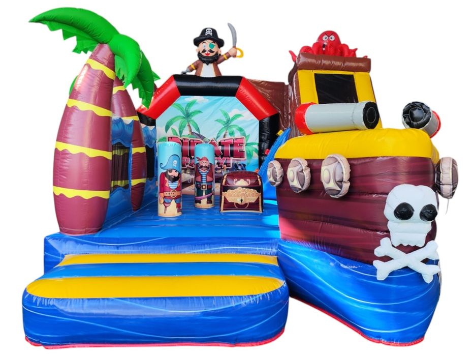 INSUFLÁVEL NOVO À VENDA – TEMA ILHA DOS PIRATAS! | lobitos.pt