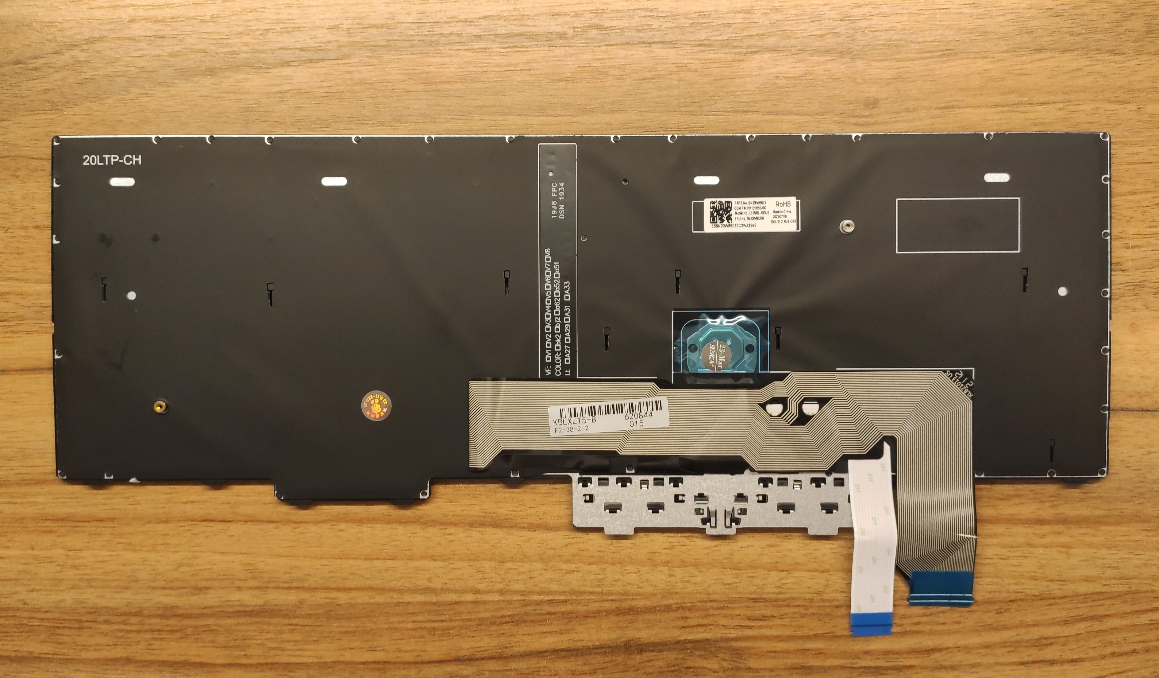 Клавіатура Lenovo l15, p15v, t15p, l15 gen1, l15 gen 2