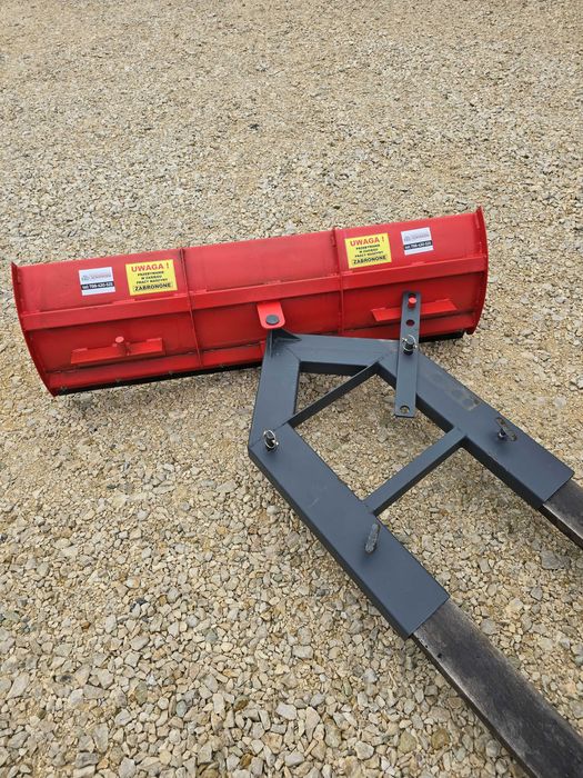 Solidny pług do śniegu do wózka widłowego wytrzymały TRANSPORT