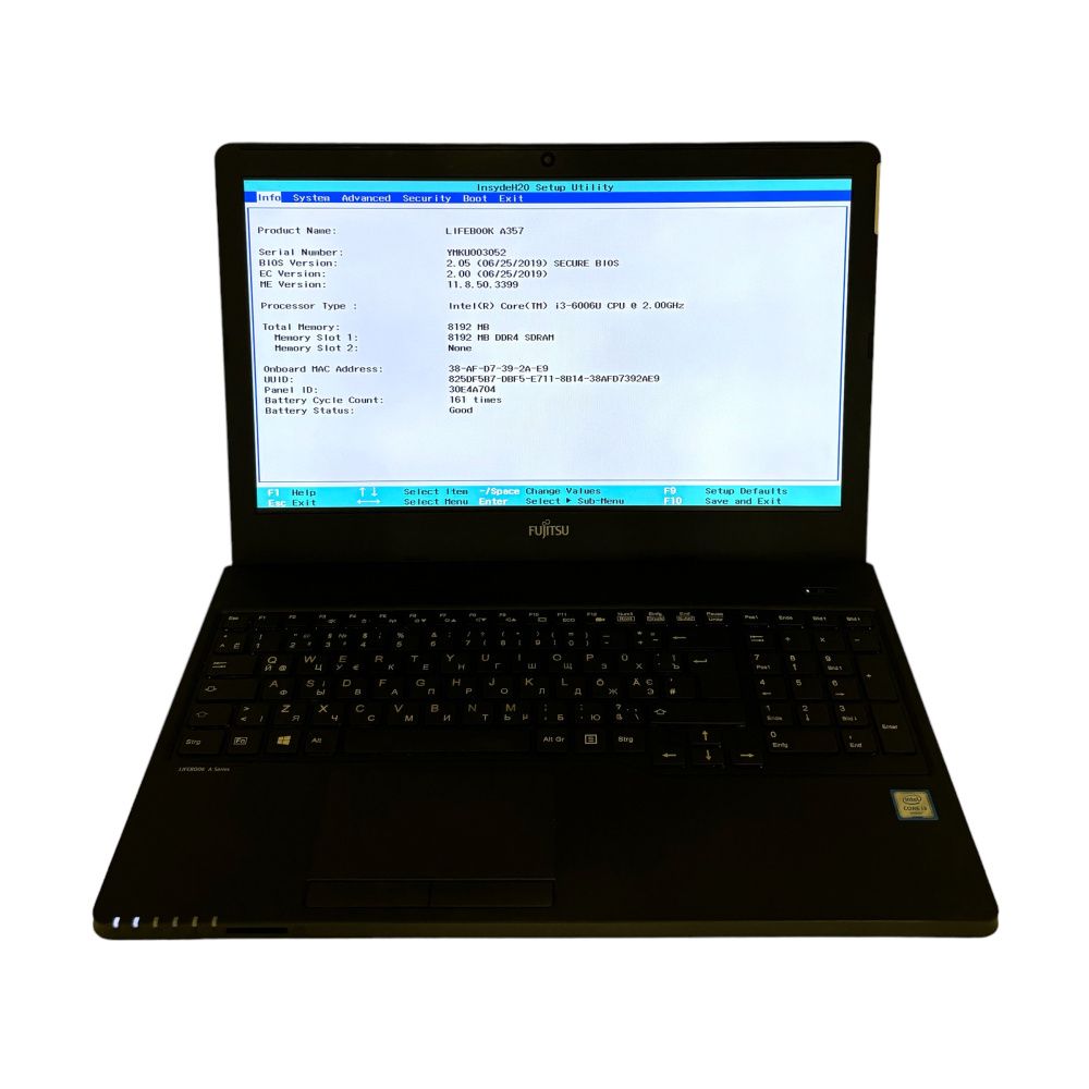 Ноутбук Fujitsu LifeBook Full HD IPS A357 i3-6006U/8/120 SSD