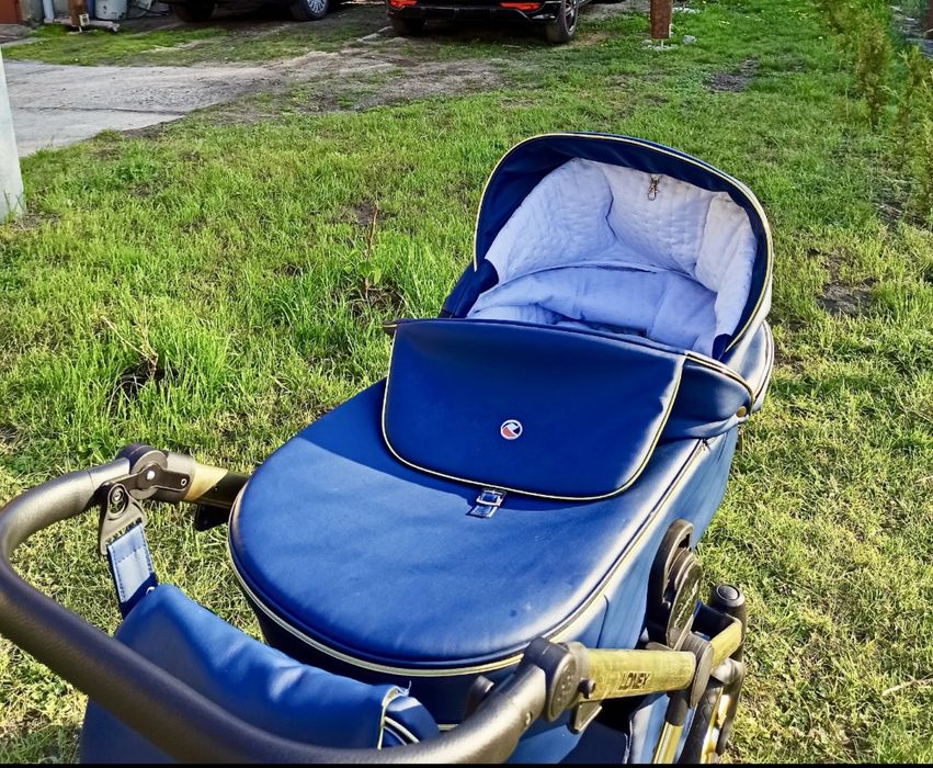 Wózek ekoskóra 3w1 LONEX EMOTION XT