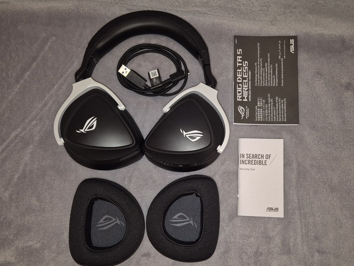 Навушники ASUS ROG Delta S Wireless Black/Whitе