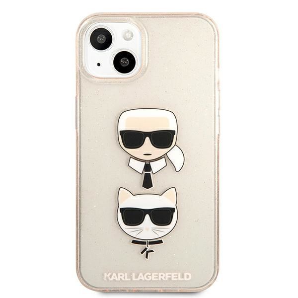 Etui Karl Lagerfeld iPhone 13 Mini 5,4" Złoty/Gold Glitter