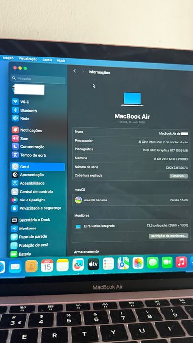macbook Retina 2018