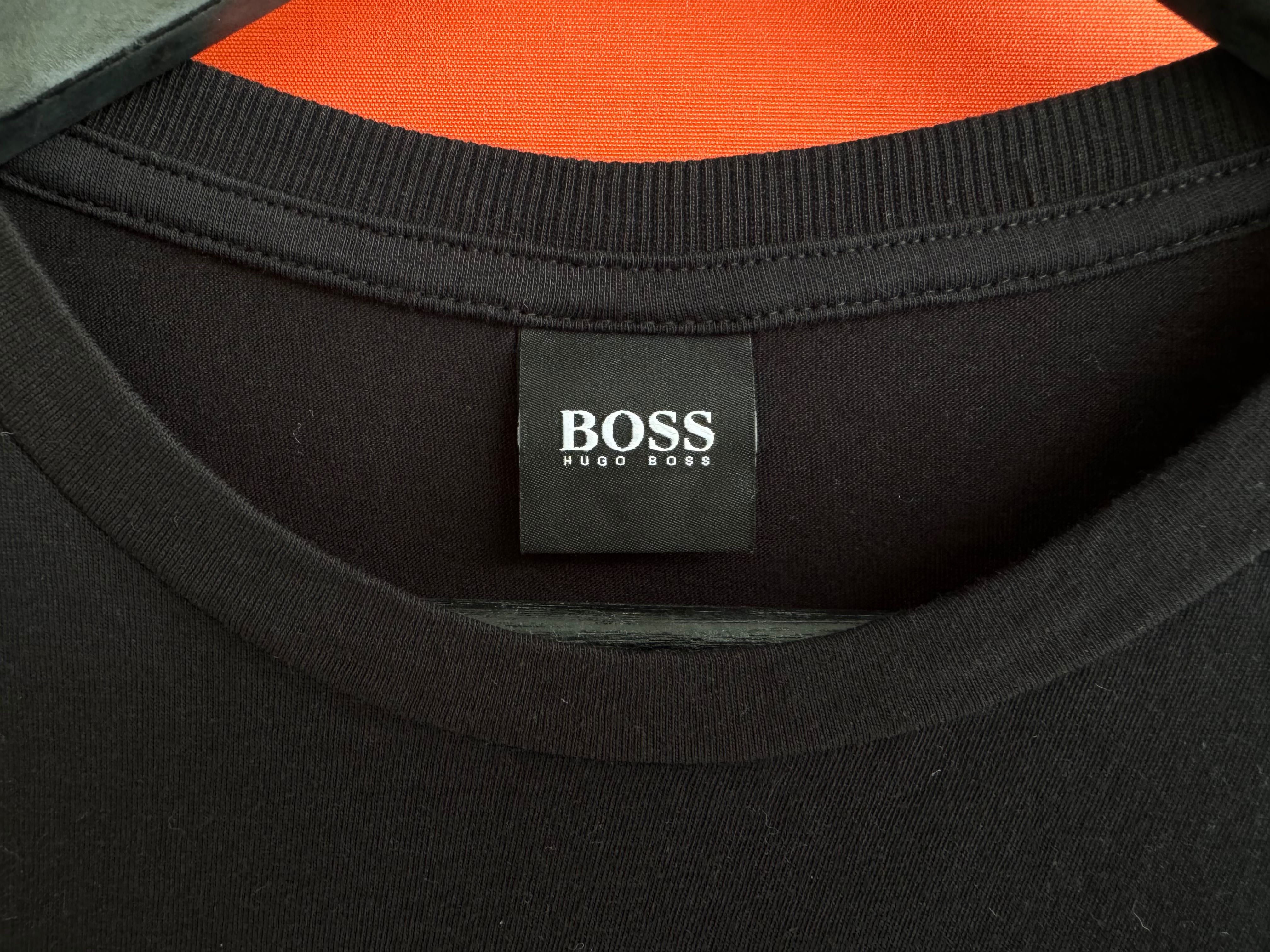 Hugo Boss оригинал мужская кофта футболка лонгслив размер S Б У