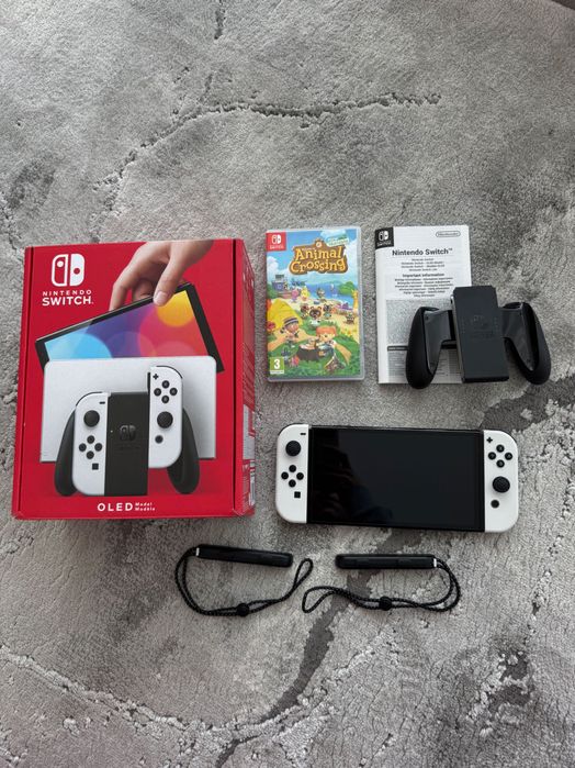 Nintendo switch Oled + Animal Crossing kartridż