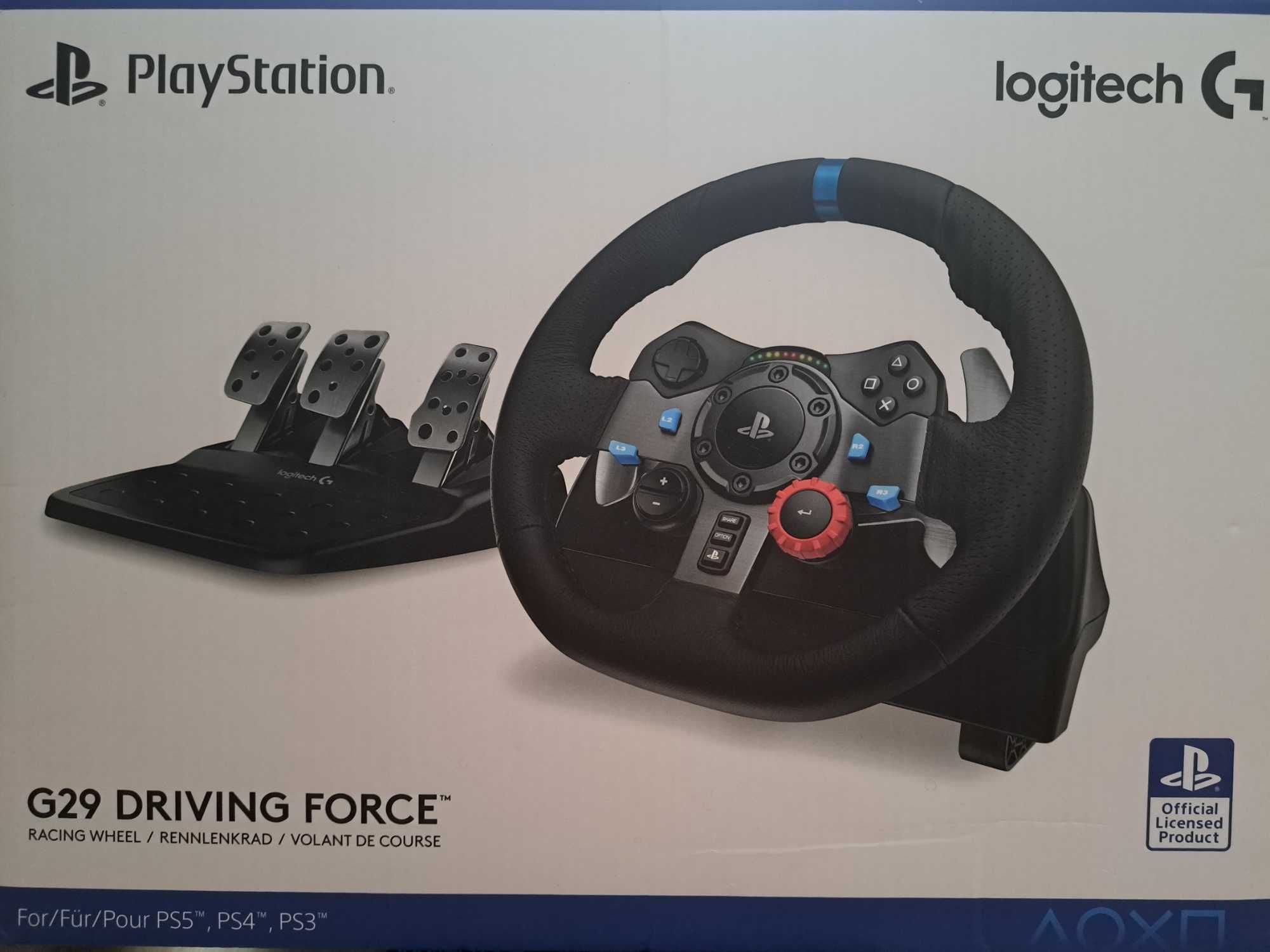 Kierownica Logitech G29 DRIVING FORCE + SHIFTER + STOJAK stan jak nowy