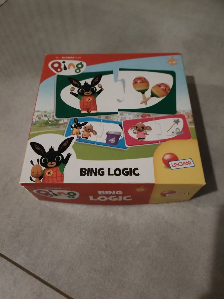 Gra logiczna puzzle Bing Lisciani