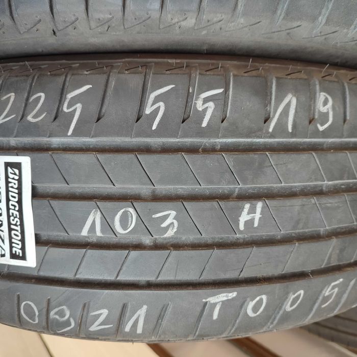 opony 225/55-19 H Bridgestone Turanza T005 super stan, SUV i 4x4