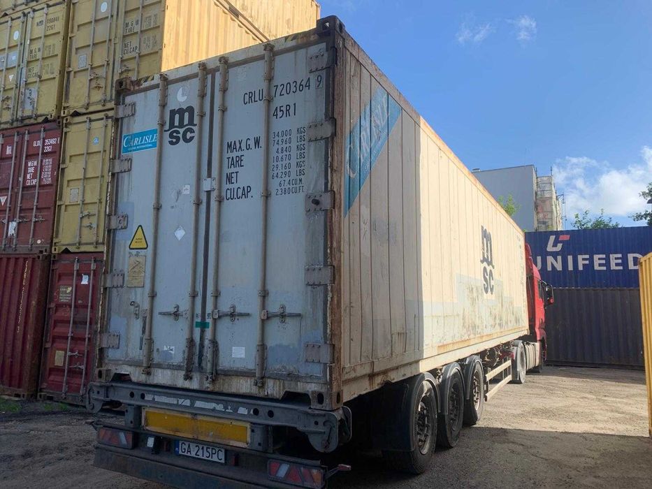 Kontener niesprawna chłodnia izoterma 40HCRF