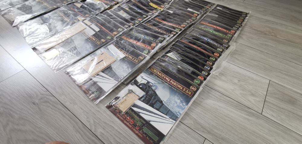 Lokomotywa parowóz S3/6 Br18 Eaglemoss Deagostini 1:32 komplet do złoż