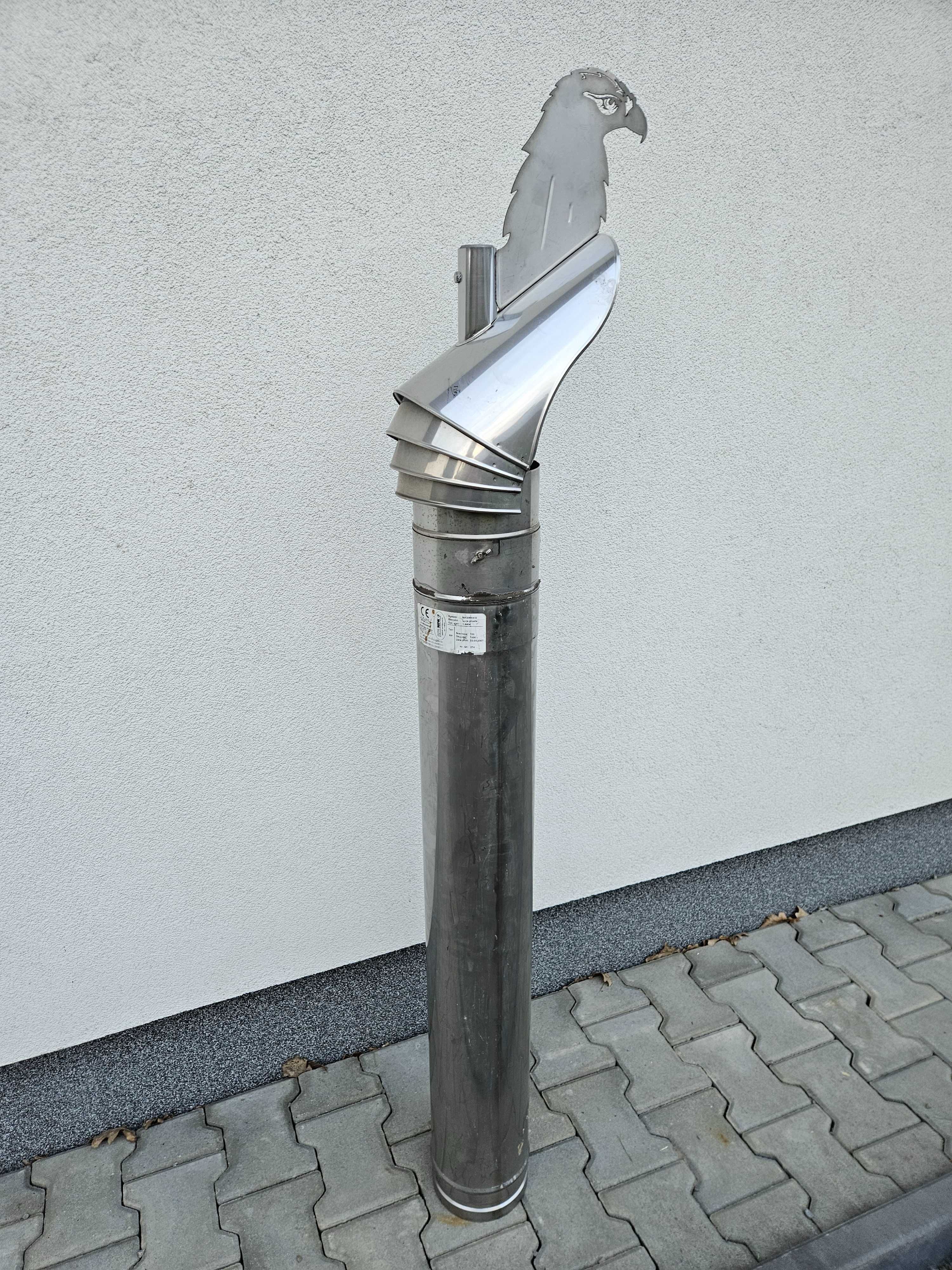Nasada obrotowa kogut strazak fi 150 z rura 1m