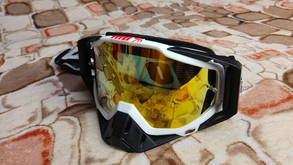 Очки на шолом шлем маска окуляри фулфейс 100% сто процентов