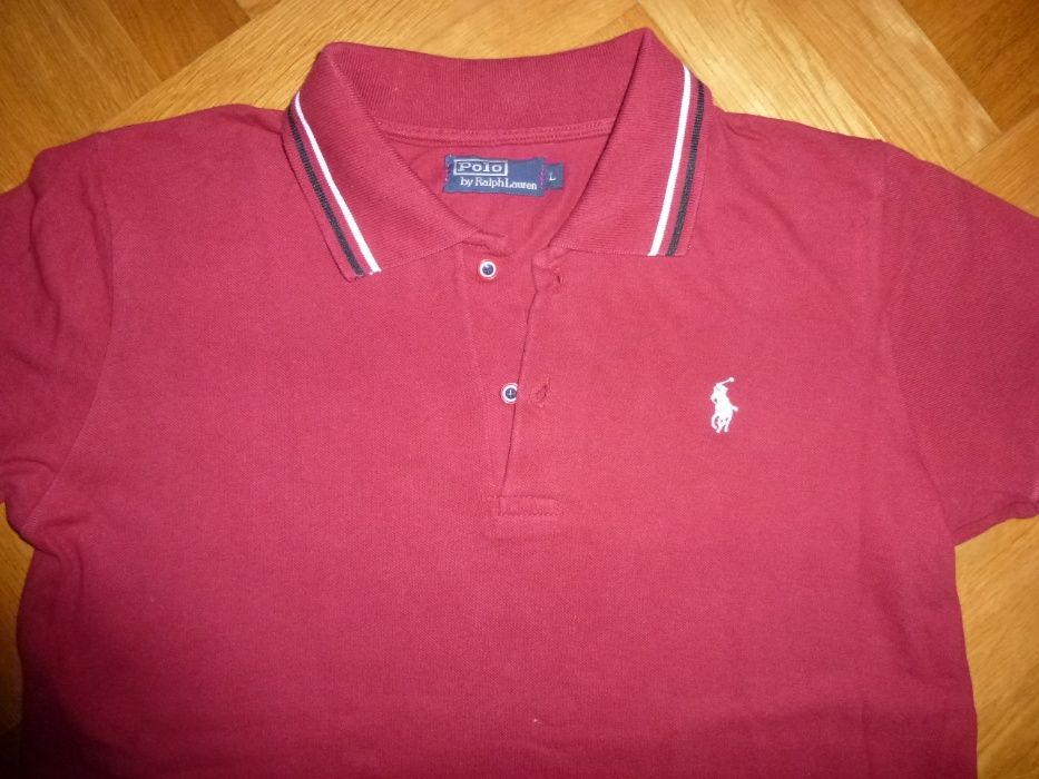 Polo by Ralph Lauren polo koszulka j.nowa M/L bordo WYSYŁKA GRATIS