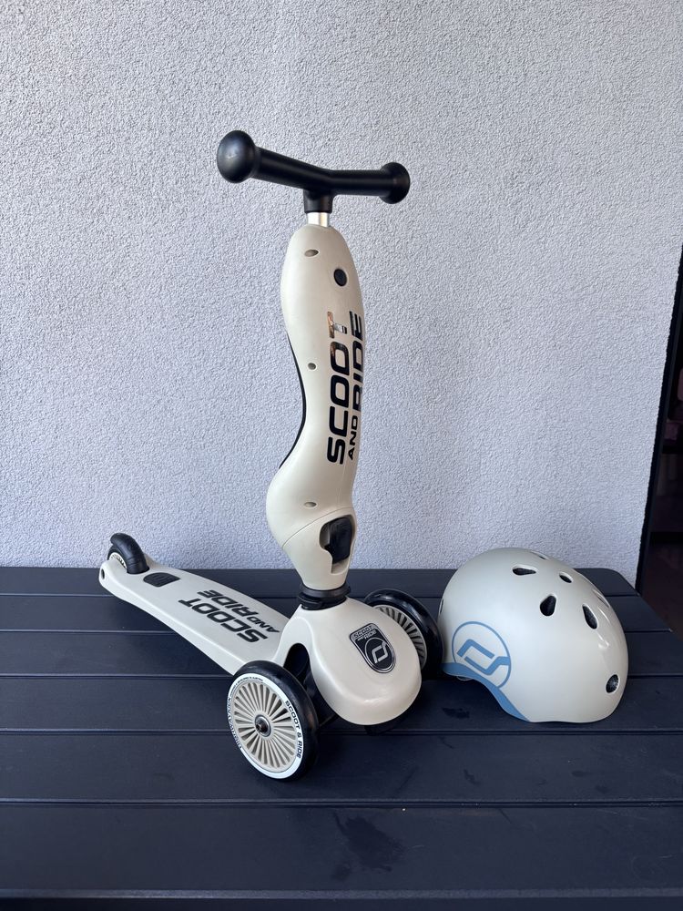 Scoot & Ride Highwaykick 1 plus kask jak nowe !
