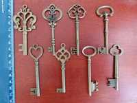 Ключи для декора разного размера
