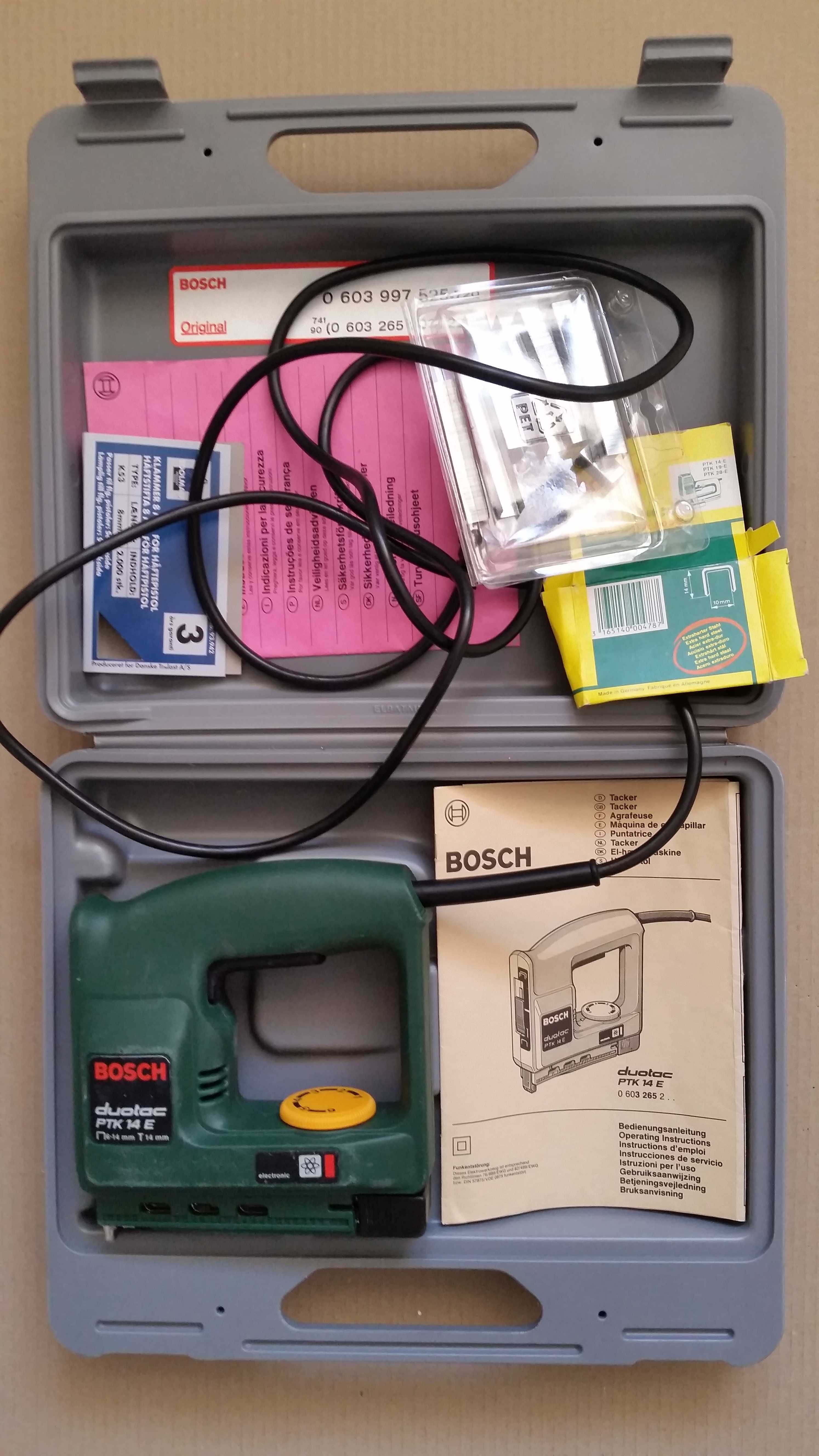 Степлер BOSCH duotac PTK 14E