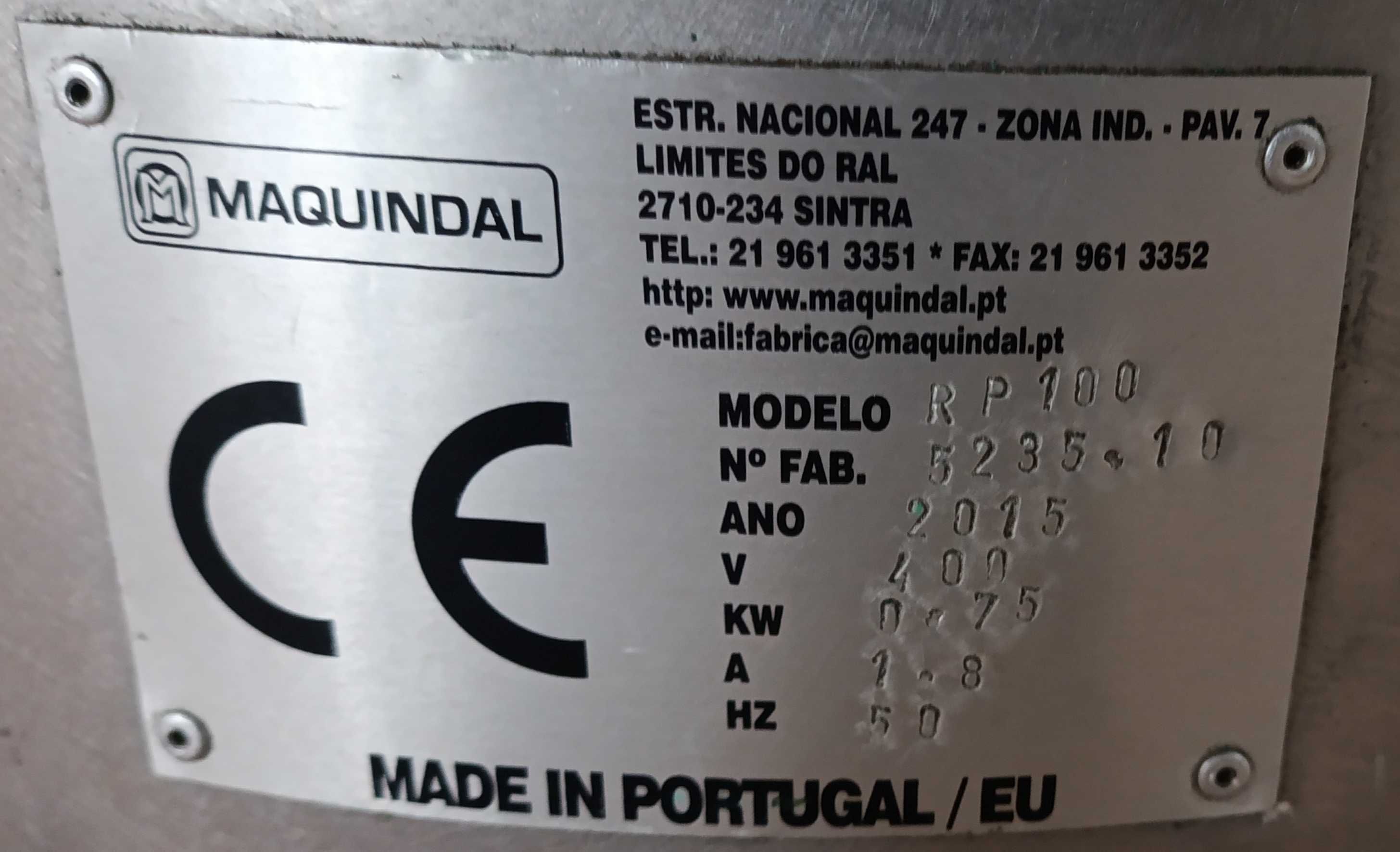 Ralador de Pao e cereais Maquindal, industrial em Inox.