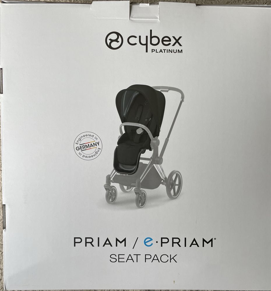 Cybex priam 4.0 seat pack tapicerka soho grey nowa