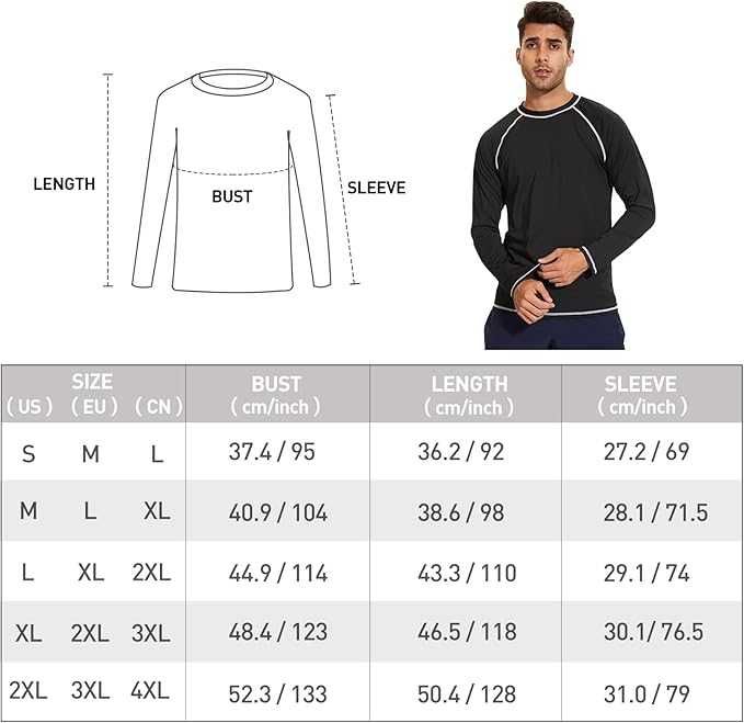 Arcweg Męska koszulka Rashguard z długim rękawem 2xXL