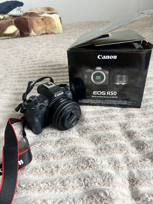 Canon EOS R50+rf-s 18-45 IS STM BLACK