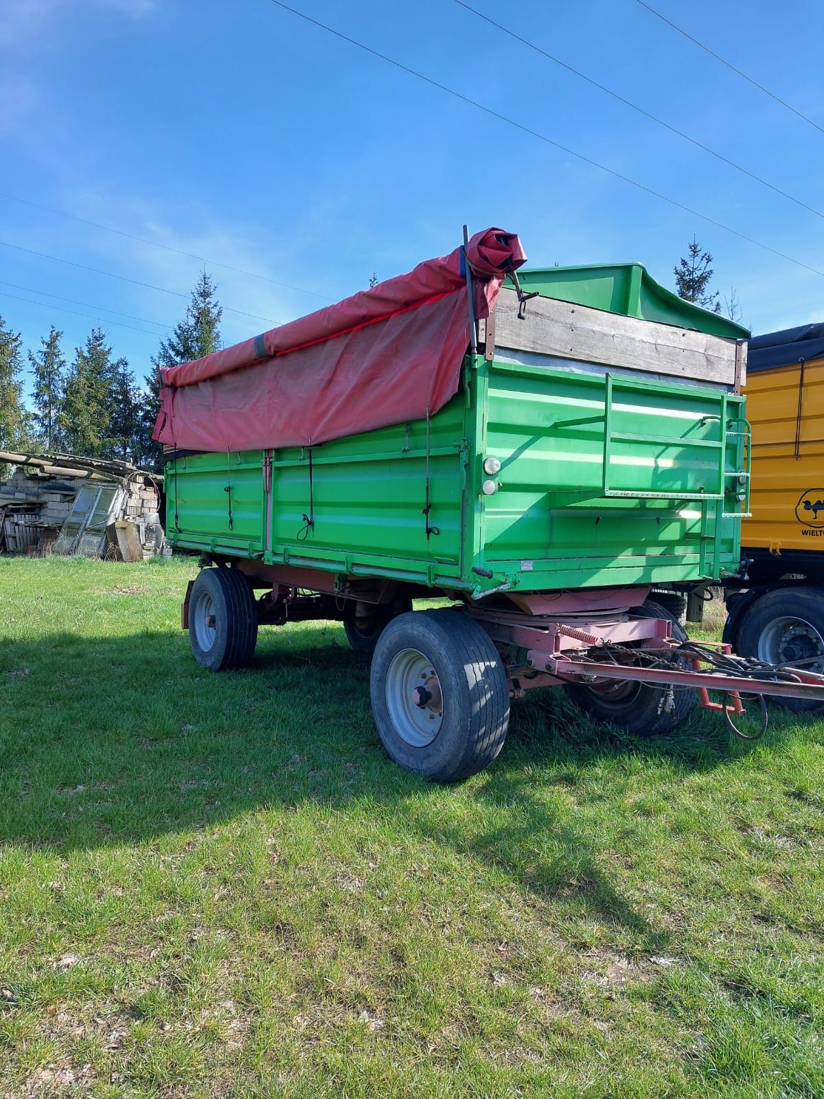 Przyczepa ciężarowa wywrotka SAM ładowność 12 ton