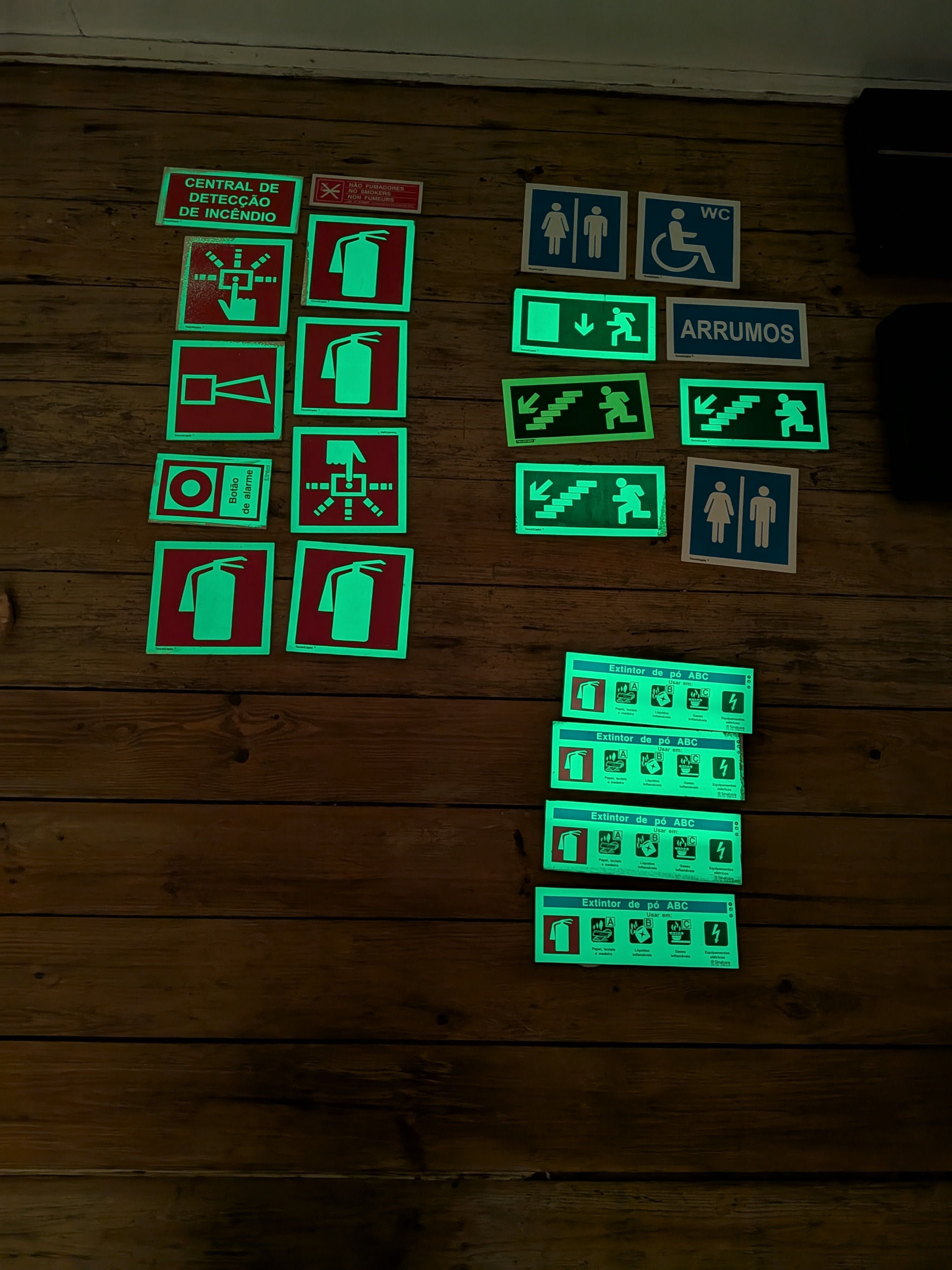 Kit Sinalização fotoluminescente Technilight