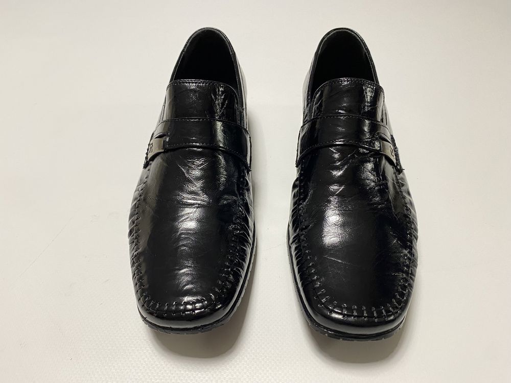 Новые мужские кожаные туфли Conhpol C-1715 Размер 40 41 42 черные