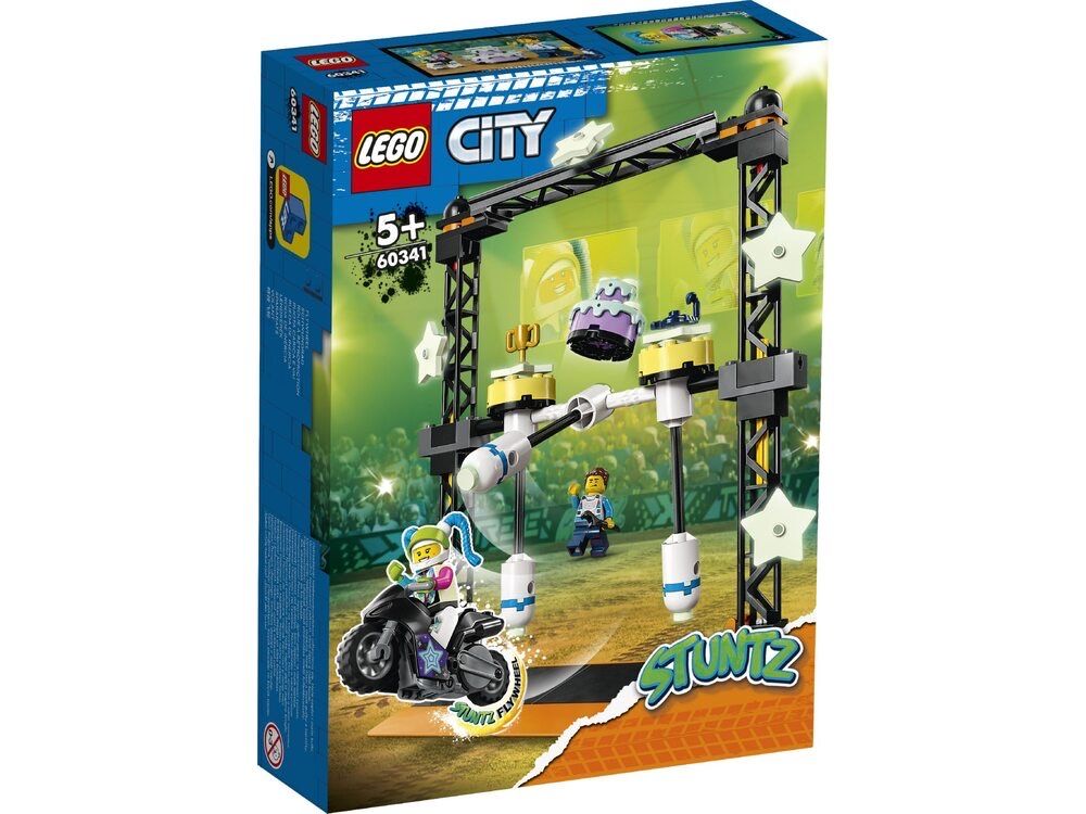 Конструктор LEGO City Stuntz Каскадерская задача Нокдаун 60341 Лего Сі