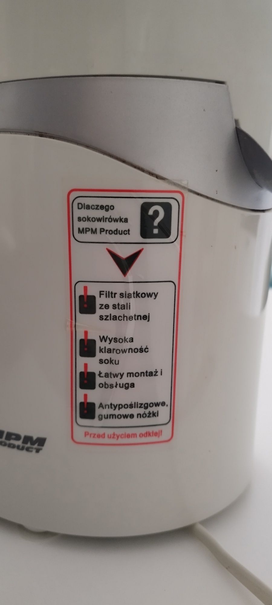 Sokowirówka MPM GTM-8102 jak nowa