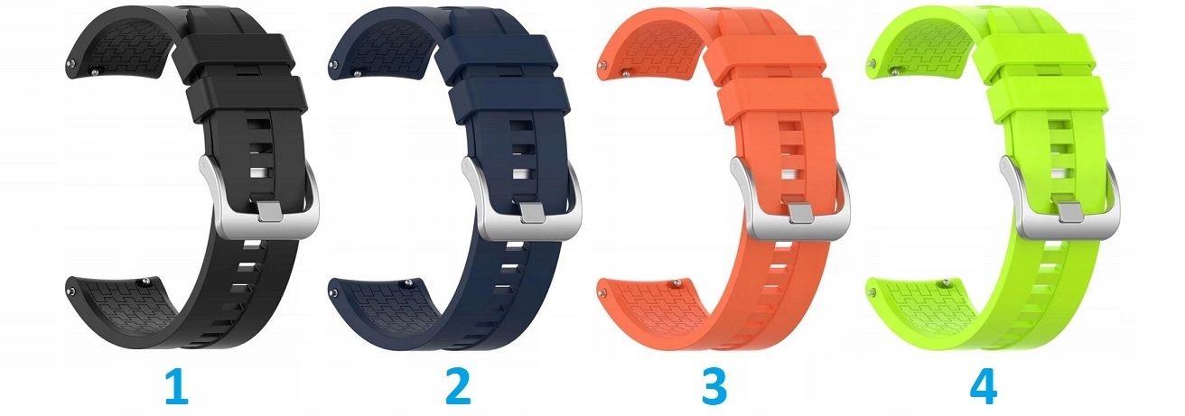 Pasek Silikonowy do Xiaomi Amazfit Balance | KOLORY DO WYBORU