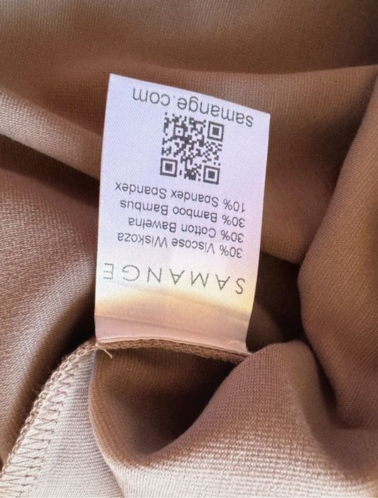 Nowy Elegancki garnitur kostium komplet Samagne M