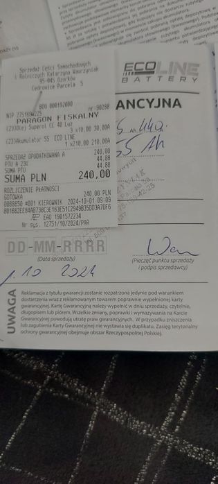 Sprzedam akumulatory kilka sztuk